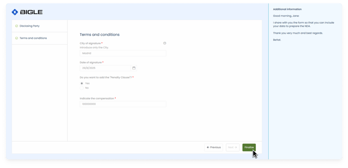 Captura plataforma - Compartir formulario 5 - Compartir formulario ENG