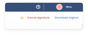 Firma electrónica 12 - Cancelar firma ENG