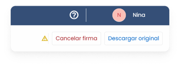 Firma electrónica 12 - Cancelar firma ESP