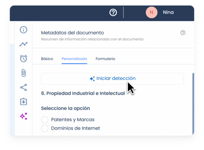6 - IA Discriminativa - Iniciar detección de metadatos con IA ESP