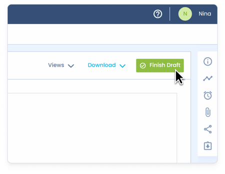 Finish draft