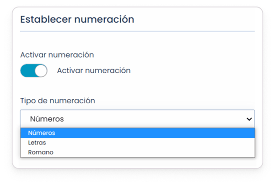 numeracion