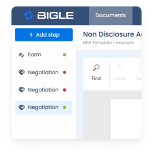 Negotiation - side panel